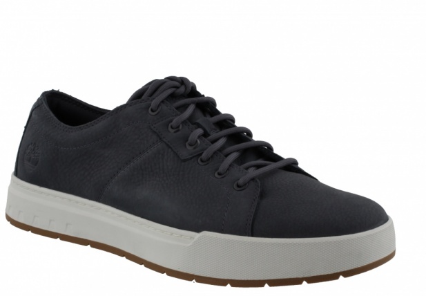 Timberland Maple Grove Low Lace Sneaker Dark Blue Nubuck Leather Trainers for Men 0A6A2D